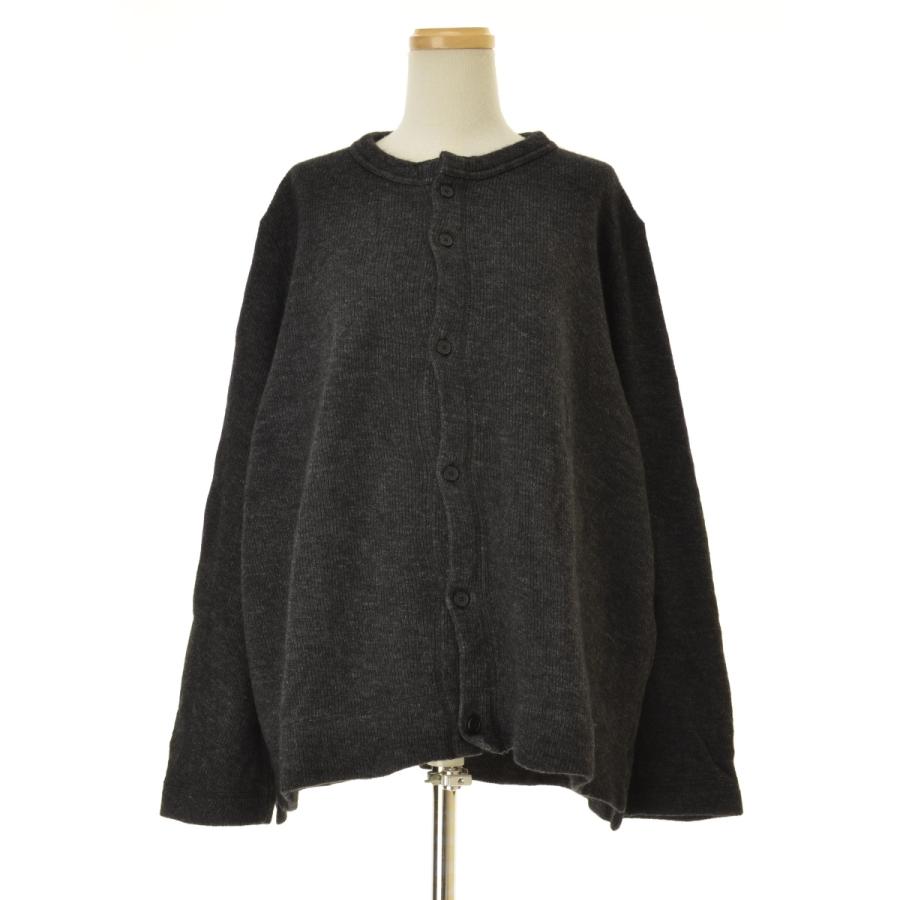 【FIRMUM】24AW FR2103TD ウール&コットン 接結二重編み長袖カーディガン FIRMUM / フィルマム 24AW FR2103TD ウール&コットン 接結二重編み
