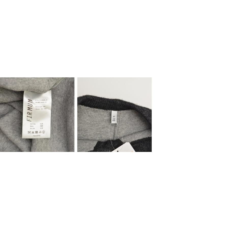 【FIRMUM】24AW FR2103TD ウール&コットン 接結二重編み長袖カーディガン FIRMUM / フィルマム 24AW FR2103TD ウール&コットン 接結二重編み