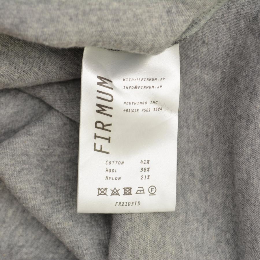【FIRMUM】24AW FR2103TD ウール&コットン 接結二重編み長袖カーディガン FIRMUM / フィルマム 24AW FR2103TD ウール&コットン 接結二重編み