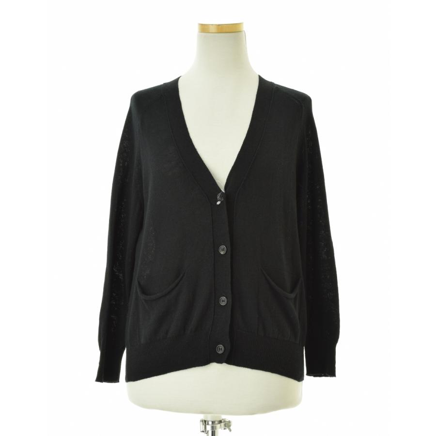 MARGARET HOWELL - 【MARGARETHOWELL】578-9164004 コットンリネン ニット長袖カーディガン MARGARET HOWELL（マーガレットハウエル） 578-9164004 コットンリネン