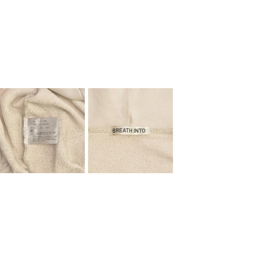 BREATH INTO PIGMENT DYE REPAIR SWEAT HOODY ピグメントダイ