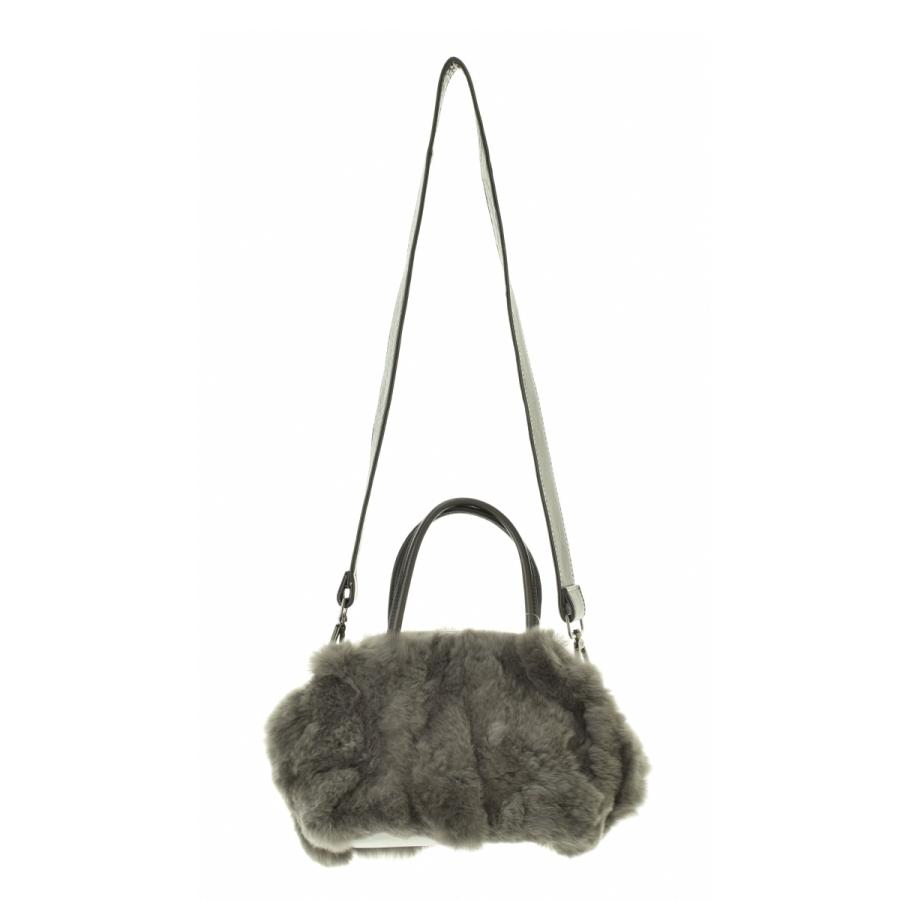 allureville アルアバイル ファー ハンドバッグ 美品 allureville アルアバイル ファー ハンドバッグ 美品