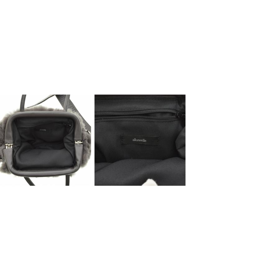 allureville / アルアバイル 2WAY ファー ハンドバッグ