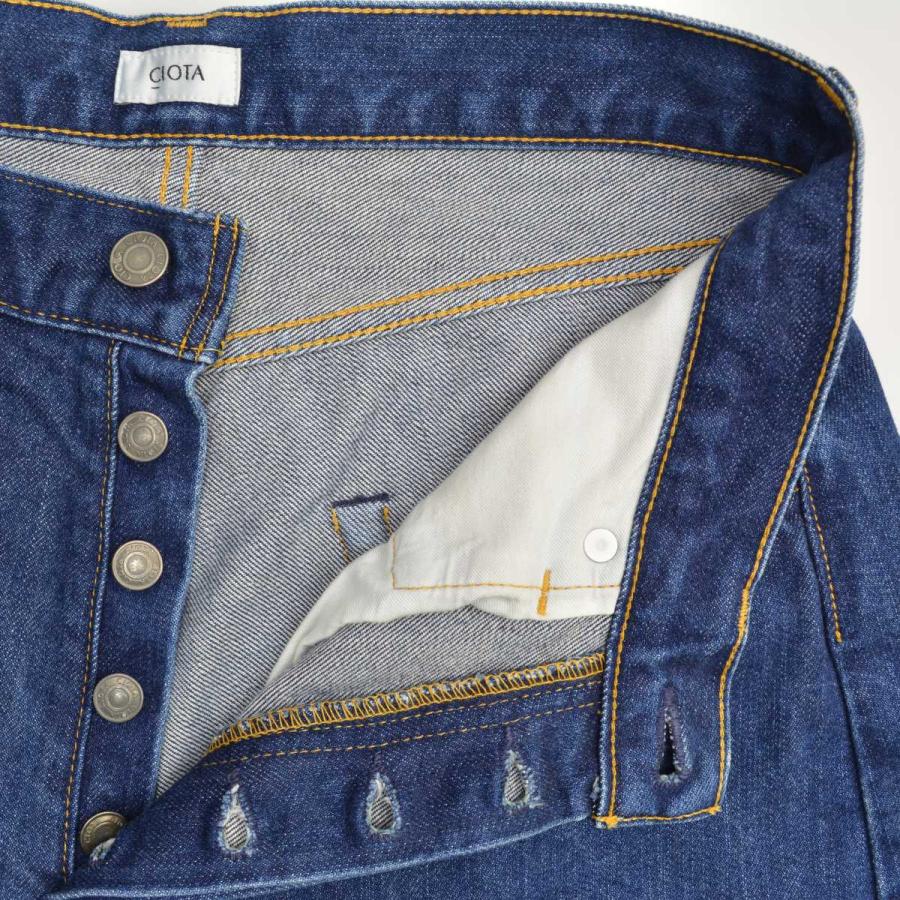 CIOTA / シオタ PTM-1STB 13.5oz SUVIN COTTON STRAIGHT DENIM 本藍