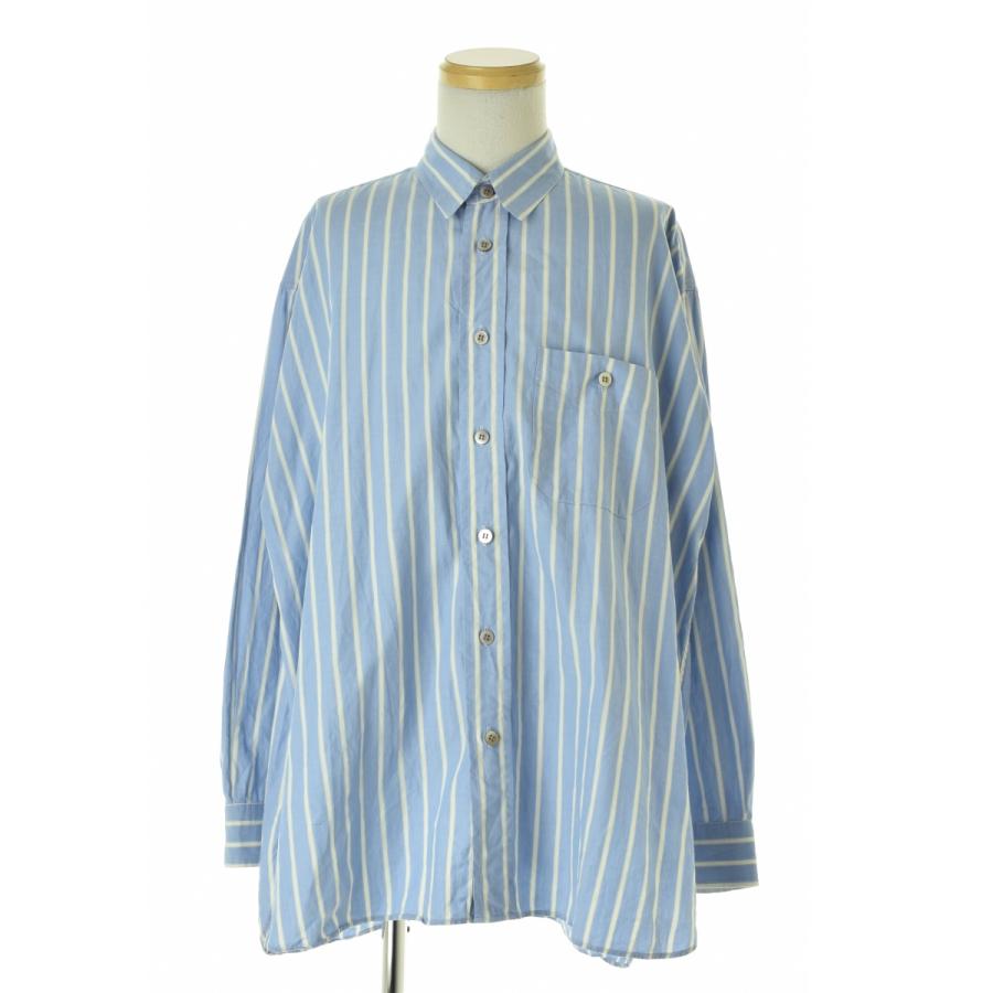 【ISSEYMIYAKE】COTTON LABEL 00s ME64FJ007 ストライプ長袖シャツ ISSEY MIYAKE（イッセイミヤケ） COTTON LABEL 00s ME64FJ007
