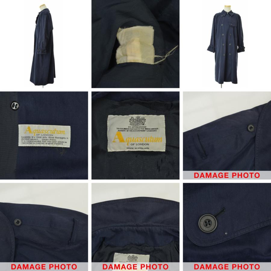 Aquascutum（アクアスキュータム） イングランド製 レーヨン トレンチ