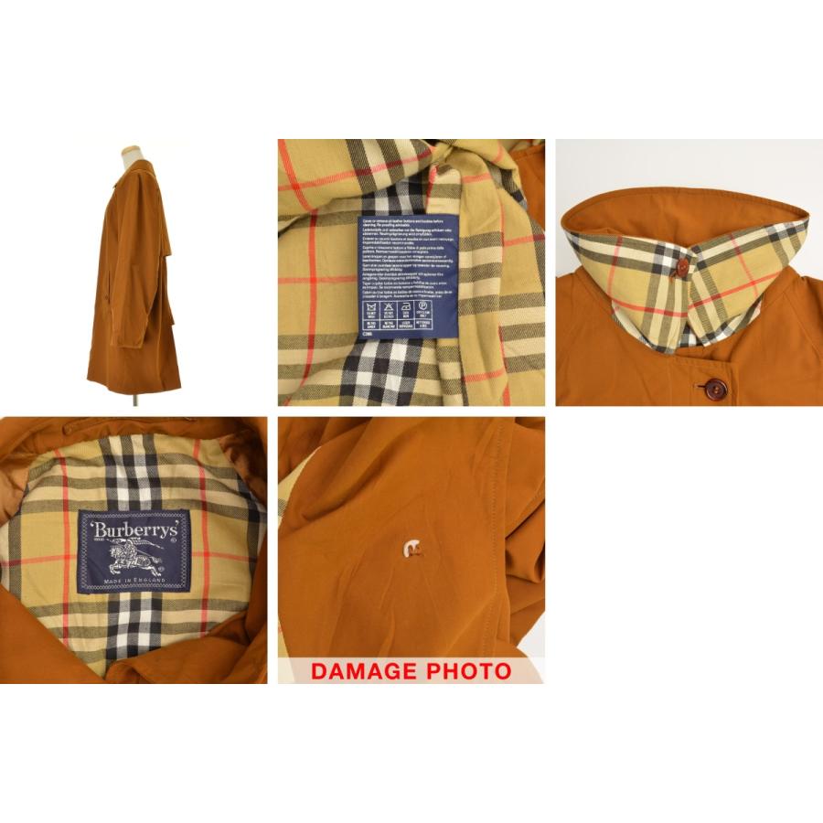 BURBERRY PRORSUM / バーバリープローサム 90s イングランド製 ノバチェックライニングステンカラー コート_3