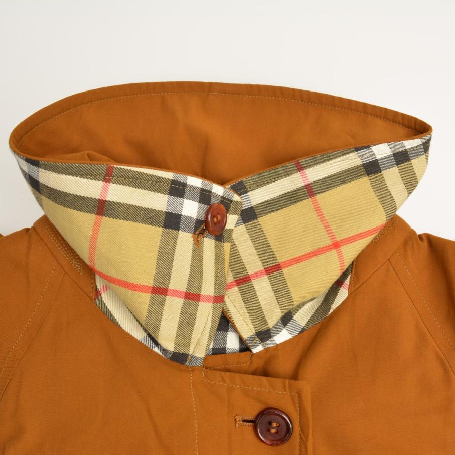 BURBERRY PRORSUM / バーバリープローサム 90s イングランド製 ノバチェックライニングステンカラー コート_4