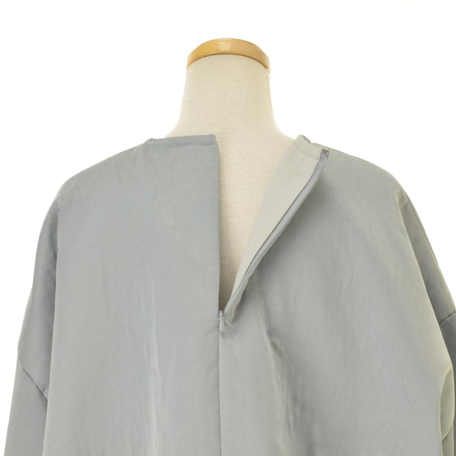 【CLANE】15122-4162 PADDED SATIN TOPS パデッド サテン トップス半袖カットソー CLANE（クラネ） tシャツ 「CLANE/クラネ」PADDED SATIN TOPS/パデット
