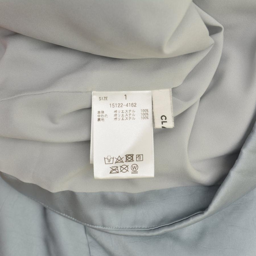 【CLANE】15122-4162 PADDED SATIN TOPS パデッド サテン トップス半袖カットソー CLANE（クラネ） tシャツ 「CLANE/クラネ」PADDED SATIN TOPS/パデット