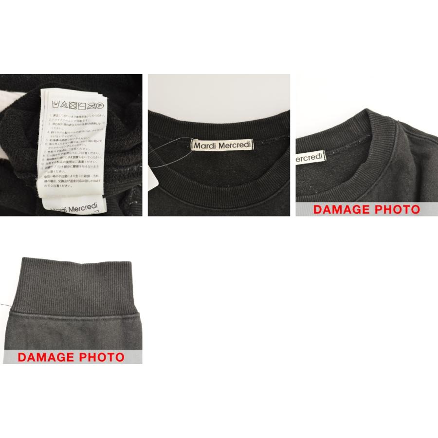 【MardiMercredi】フラワープリント長袖スウェット Mardi Mercredi（マルディメクルディ） スウェット SWEATSHIRT