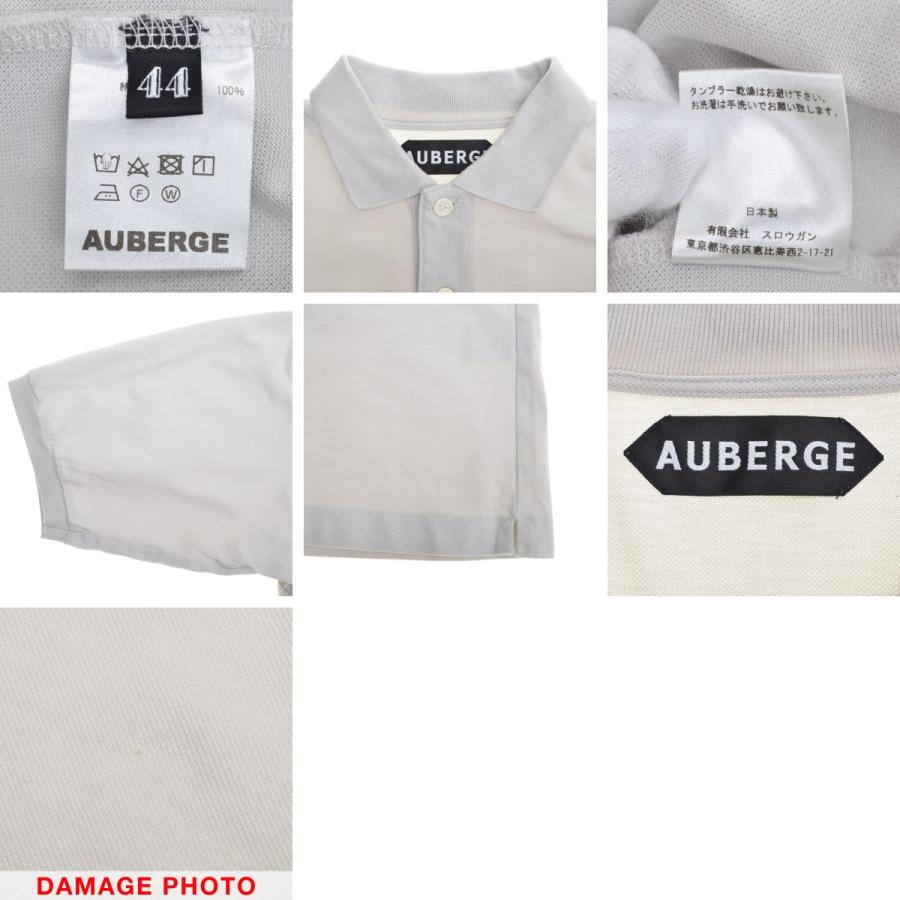 【別注・WAGAMAMA東京】AUBERGE　NIVEN　ポロシャツ　44 AUBERGE / オーベルジュ NIVEN BIG POLO 半袖ポロシャツ : ブランド