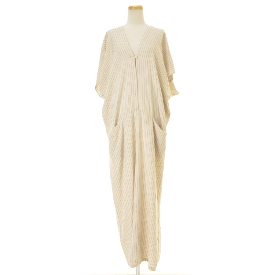 ZARA / ザラ 4786/130/712 レーヨンリネン ストライプ カフタン