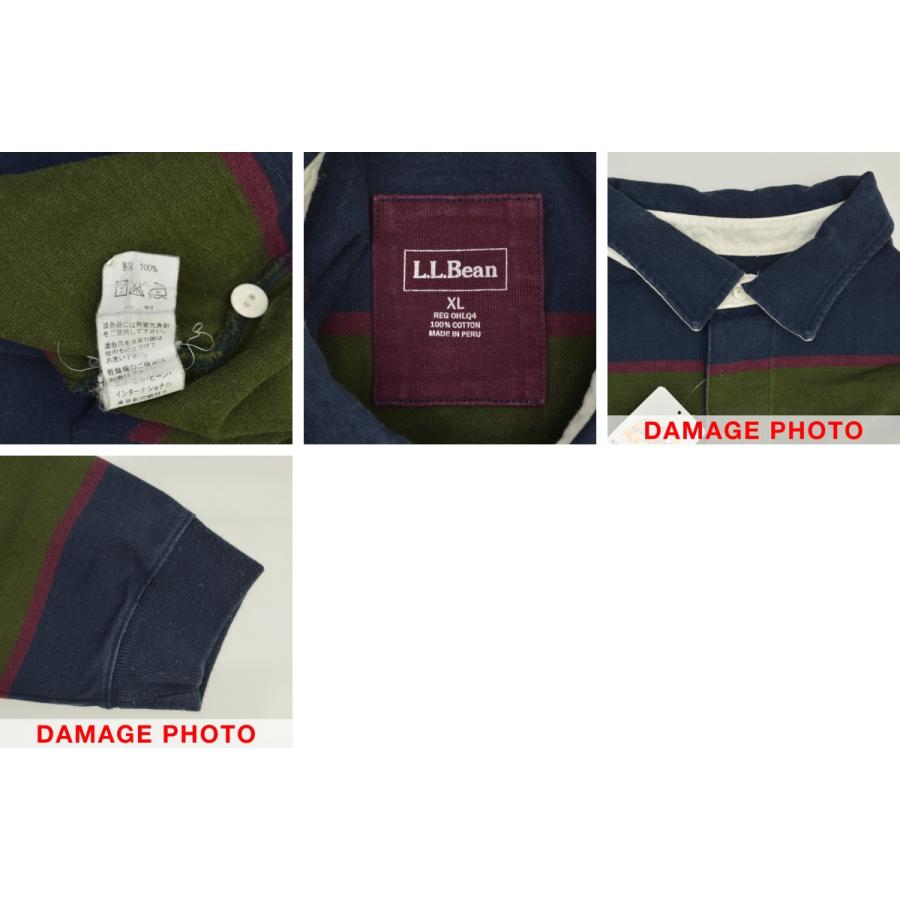 L.L.Bean（エルエルビーン） RUGBY SHIRT ラガーシャツ 長袖シャツ