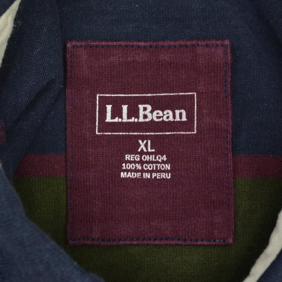 L.L.Bean（エルエルビーン） RUGBY SHIRT ラガーシャツ 長袖シャツ