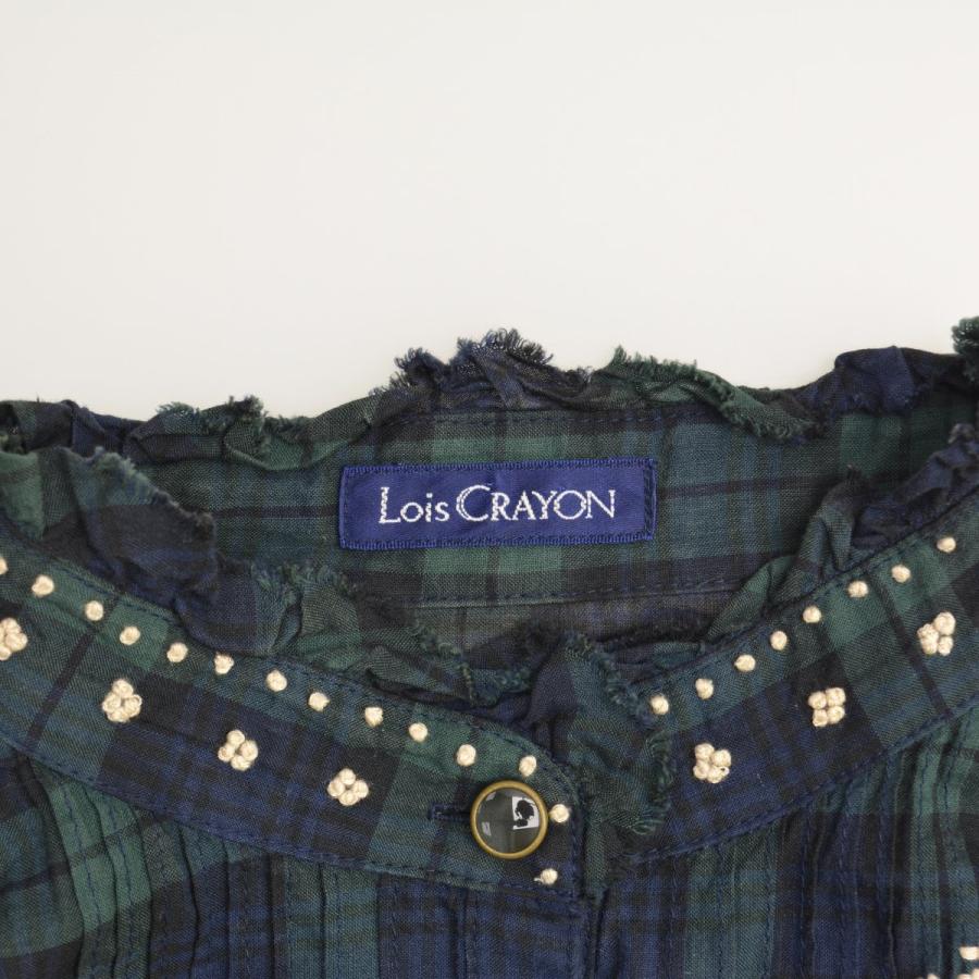 Lois CRAYON（ロイスクレヨン） 13000647 チェックタックプルオーバー