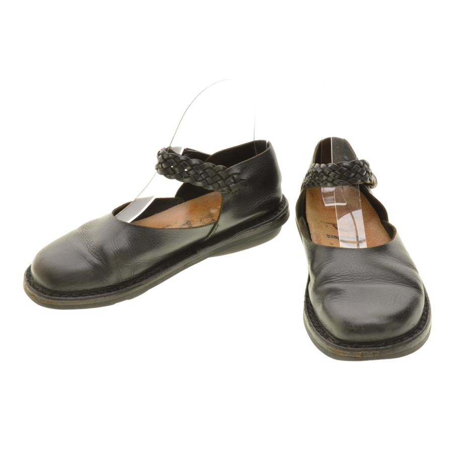 トリッペン　trippen　ストラップ　レザーシューズ　IDYLLE　黒　37 trippen（トリッペン） IDYLLE アイディル レザーシューズ : ブランド