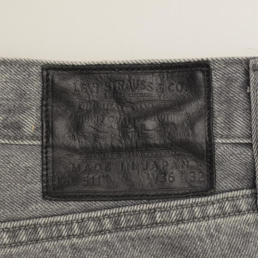 【LEVIS】A5876-0006 511 スリムフィット ブラック MADE IN JAPANデニムパンツ Levi's（リーバイス） LEVIS / リーバイス A5876-0006 511 スリム