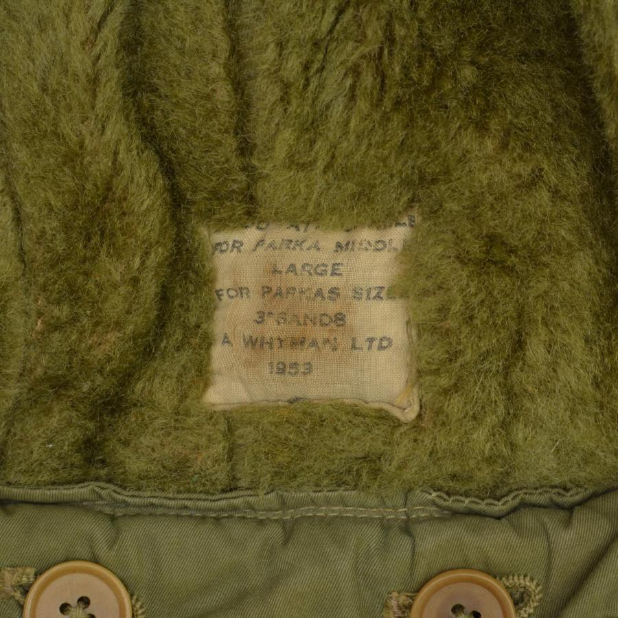 MILITARY / ミリタリー 50s イギリス軍 Cold Weather Middle Parka 3rd ミドル パーカー_6