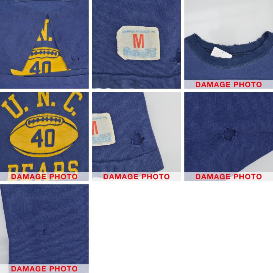Champion（チャンピオン） 〜70s プロダクツタグ 3段プリント コットン