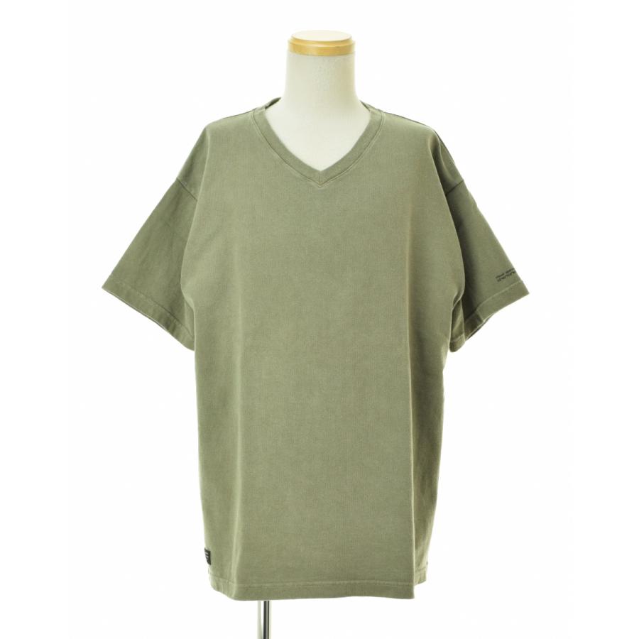 【美品】wtaps Tシャツ WTAPS◇Tシャツ/4/コットン/GRN/無地/251ATDT-CSM38