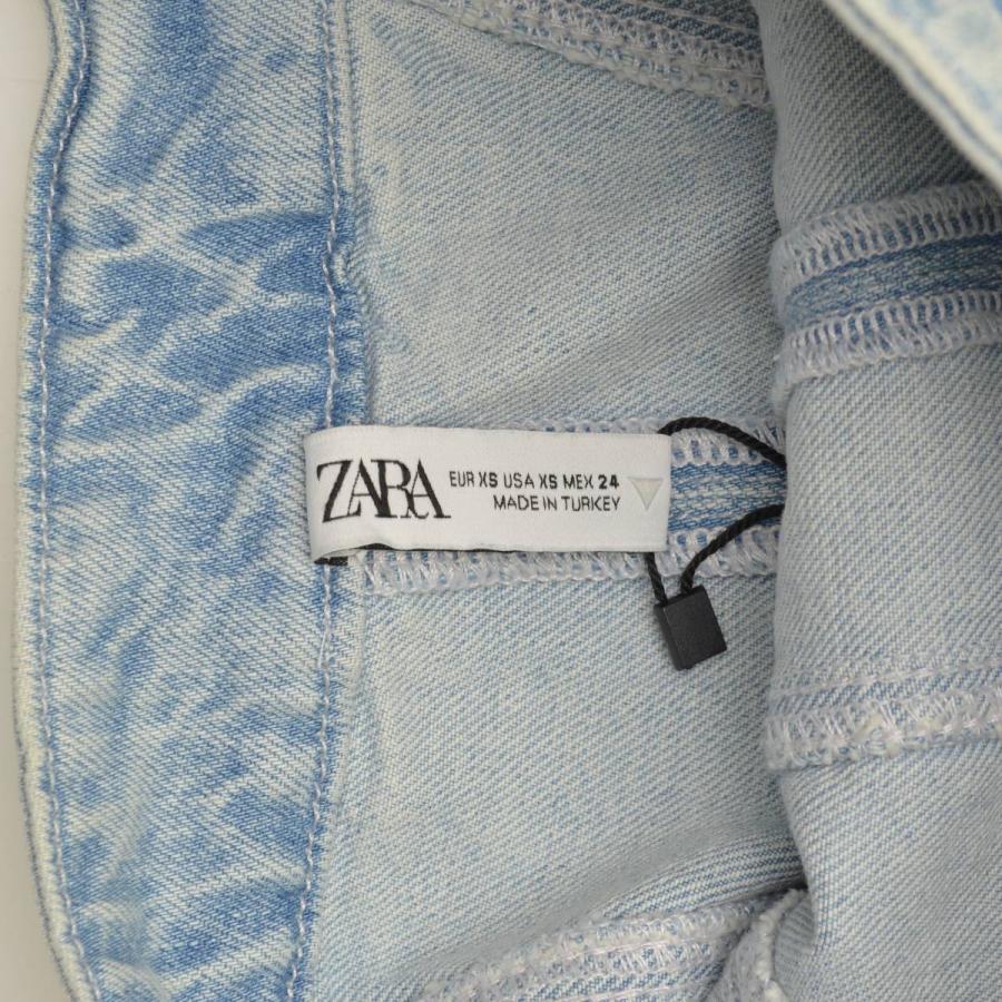 ZARA（ザラ） 6688/206/406 コルセット デニム ジャンプスーツ