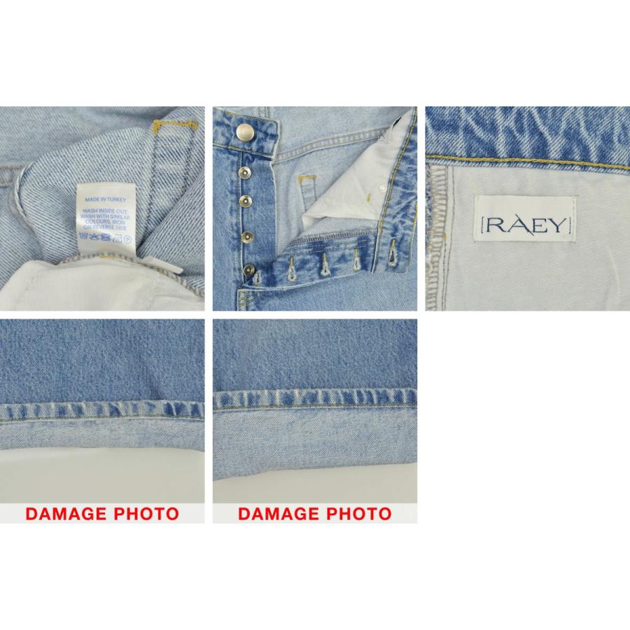 RAEY / レイ ボタンフライテーパード デニムパンツ : ブランド古着の