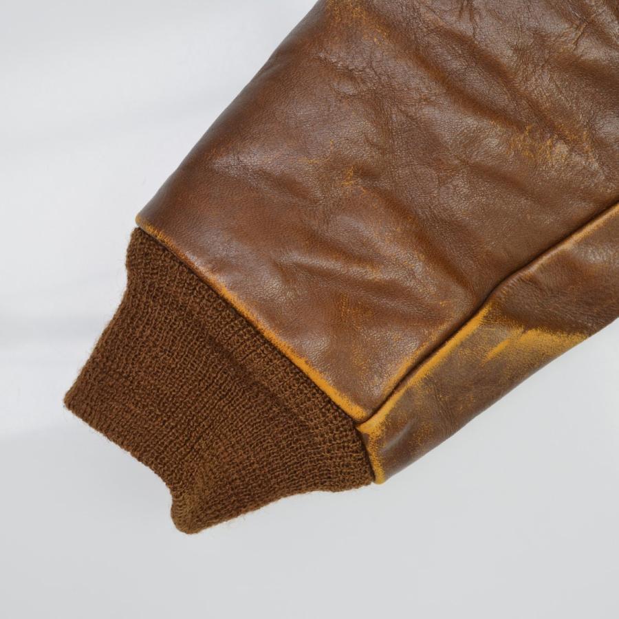THE REAL McCOY'S / リアルマッコイ 旧マッコイ REAL McQUEEN A-2 CAPTAIN V.HILTS スティーブマックイーン 大脱走 レザージャケットの画像