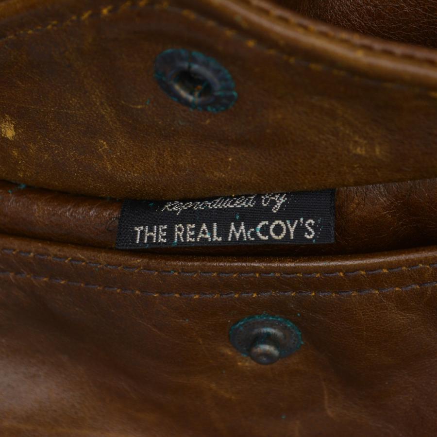 THE REAL McCOY'S / リアルマッコイ 旧マッコイ REAL McQUEEN A-2 CAPTAIN V.HILTS スティーブマックイーン 大脱走 レザージャケットの画像