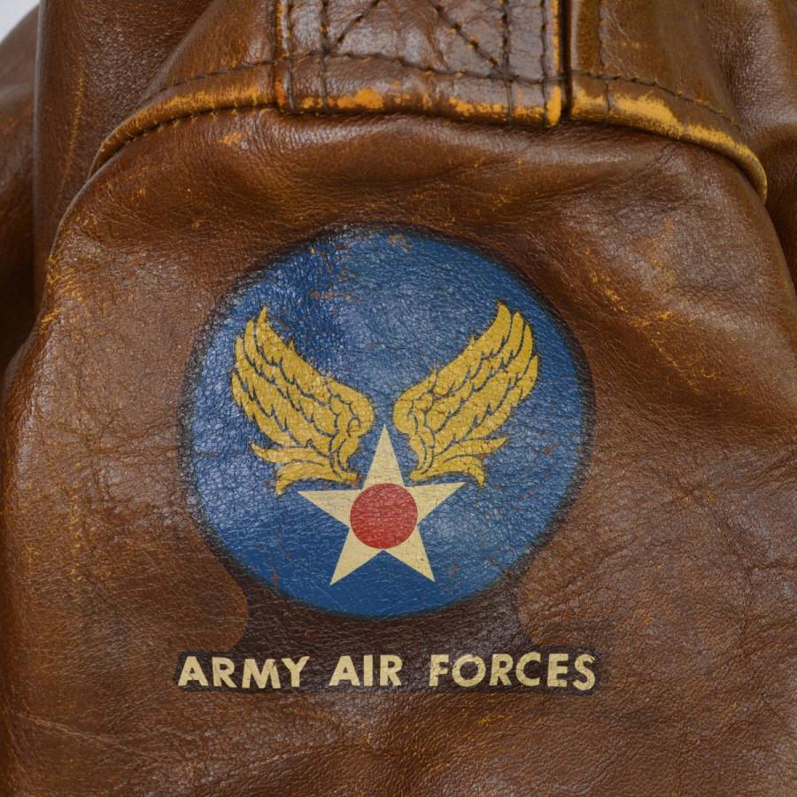 THE REAL McCOY'S / リアルマッコイ 旧マッコイ REAL McQUEEN A-2 CAPTAIN V.HILTS スティーブマックイーン 大脱走 レザージャケットの画像