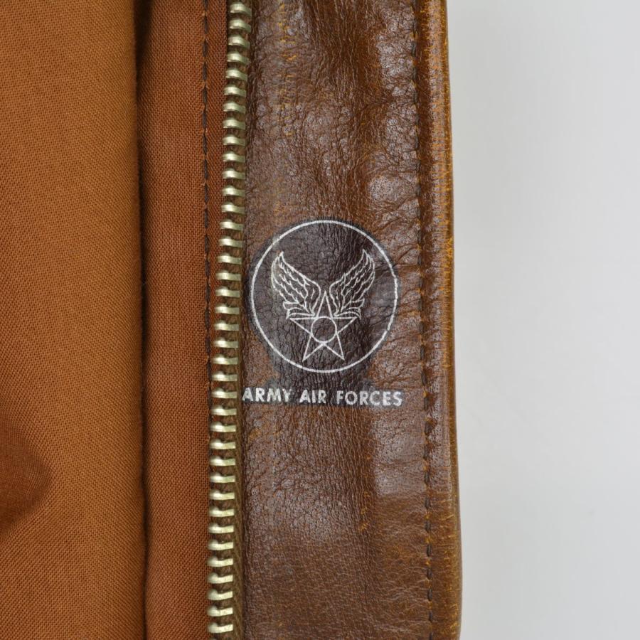 THE REAL McCOY'S / リアルマッコイ 旧マッコイ REAL McQUEEN A-2 CAPTAIN V.HILTS スティーブマックイーン 大脱走 レザージャケットの画像