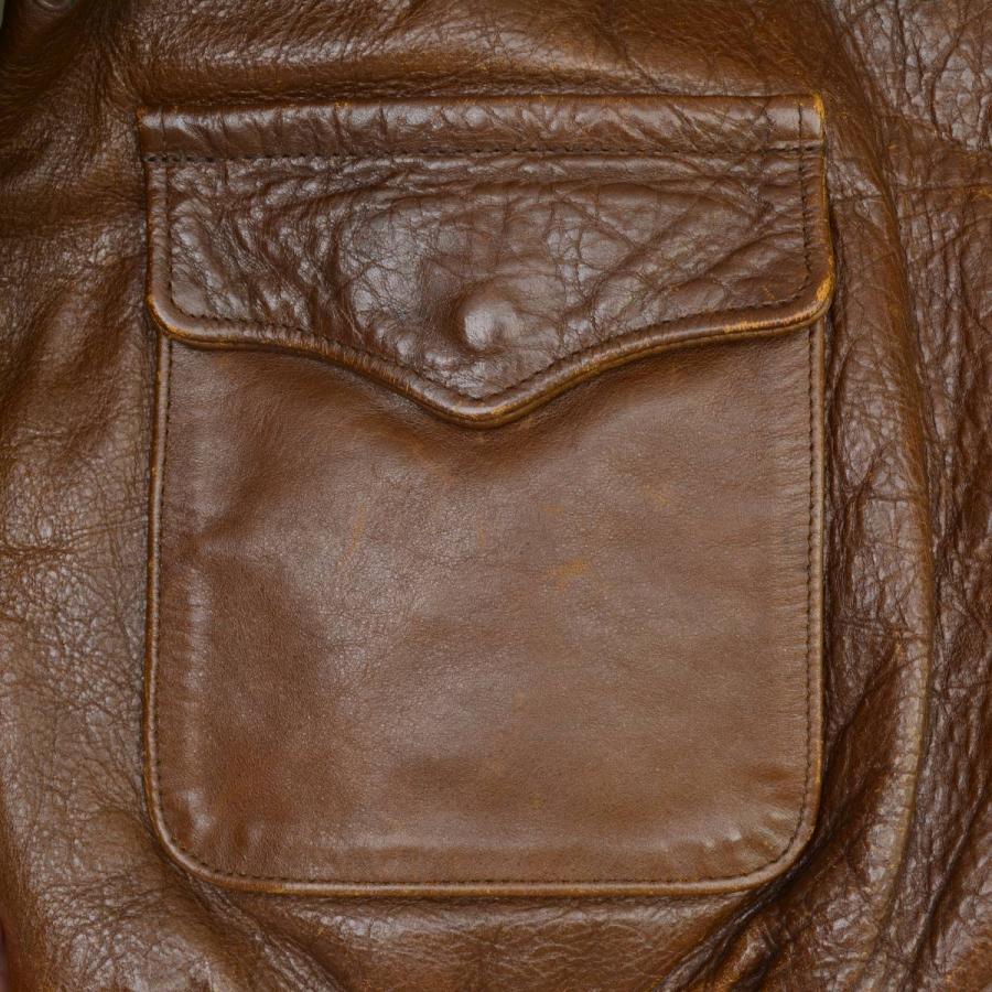 THE REAL McCOY'S / リアルマッコイ 旧マッコイ REAL McQUEEN A-2 CAPTAIN V.HILTS スティーブマックイーン 大脱走 レザージャケットの画像