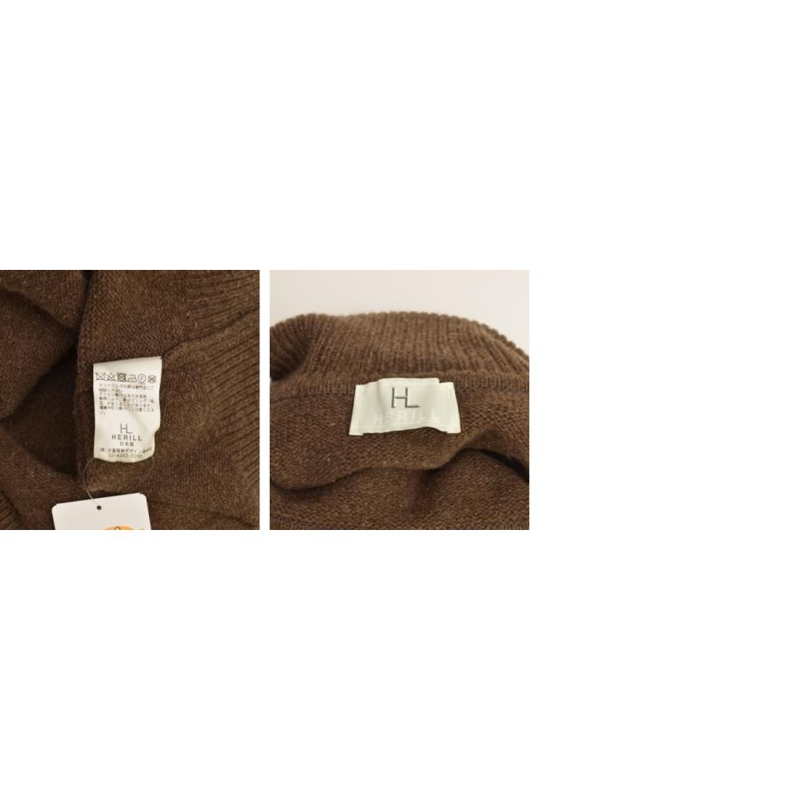 【HERILL】23AW 23-080-HL-8170-3 Blacksheep Turtleneck ブラックシープ タートルネック長袖ニットセーター HERILL / ヘリル 23AW 23-080-HL-8170-3 Blacksheep Turtleneck