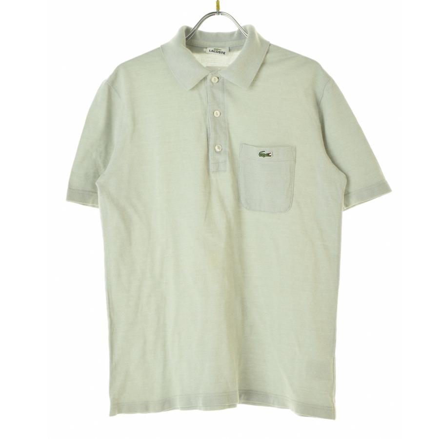 ラコステ ポロシャツ 半袖 刺繍ロゴ L 90s フランス製 鹿の子 F5191 LACOSTE（ラコステ） PH011E 鹿の子 刺繍 半袖ポロシャツ : ブランド