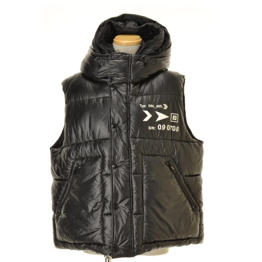 DIESEL（ディーゼル） レイヤードpuffer vest ダウンベスト : ブランド