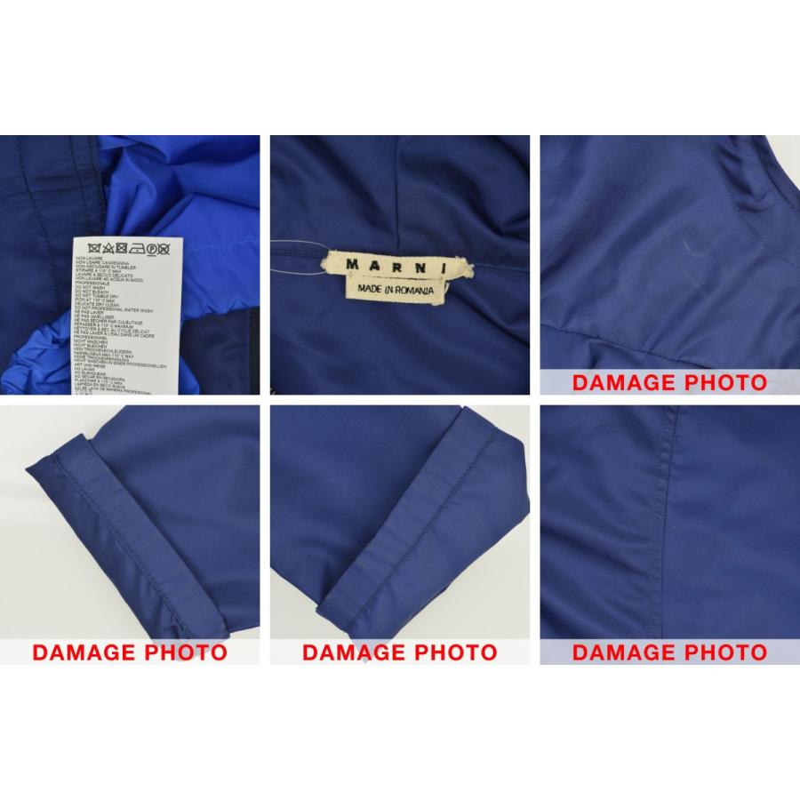 【MARNI】JUMU0063QS S52126切替 ユニセックスナイロンジャケット MARNI（マルニ） JUMU0063QS S52126切替 ユニセックス ナイロン