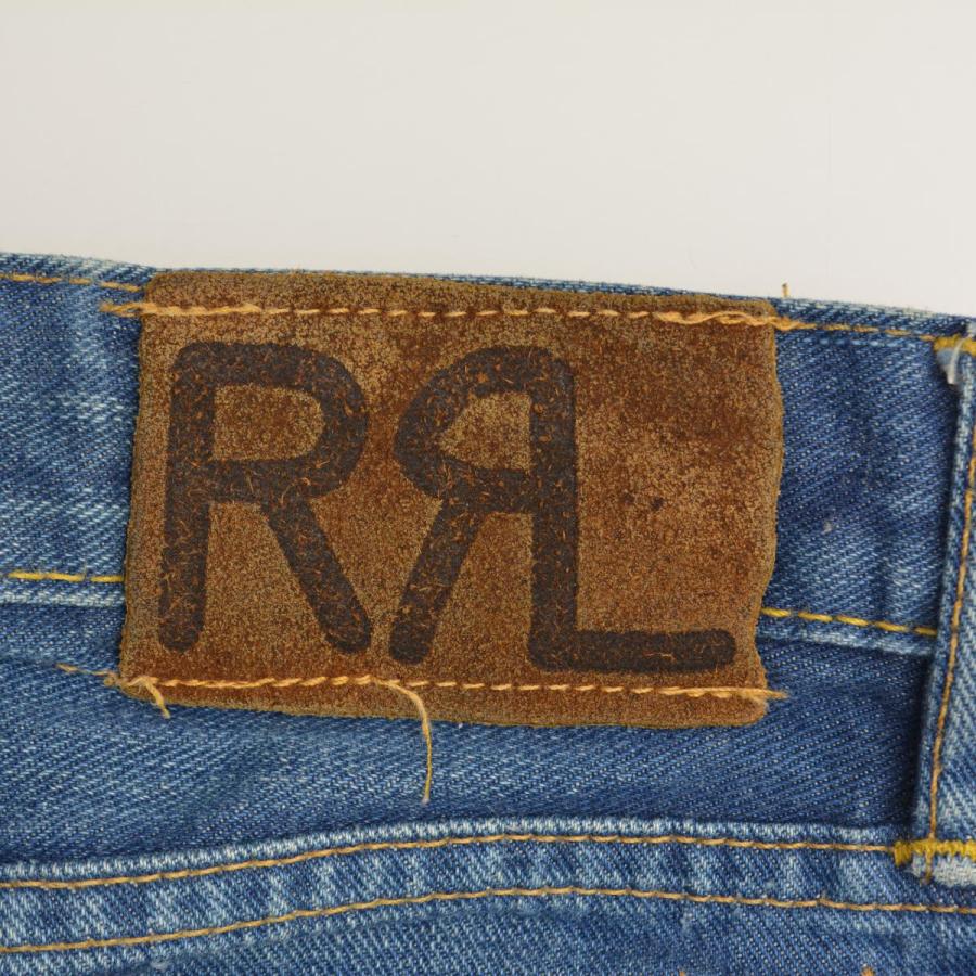 い*柴様 RRL アメリカ製 DOUBLE RL 革パッチ日本製セルビッチデニム RRL Ralph Lauren（ダブルアールエル） RRL / DOUBLE RL / ダブル