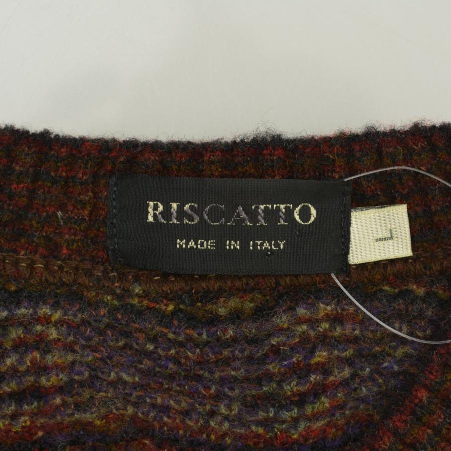 RISCATTO マルチカラー 3D 長袖ニットセーター : ブランド古着の買取