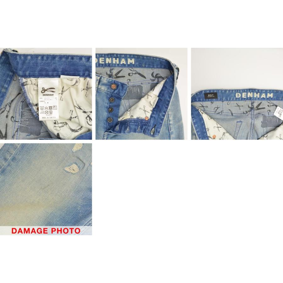 DENHAM デンハム デニムパンツ S 青 【古着】【中古】【送料無料】 DENHAM / デンハム 01-17-02-11-038 BOLT BD SKINNY FIT デニムパンツ
