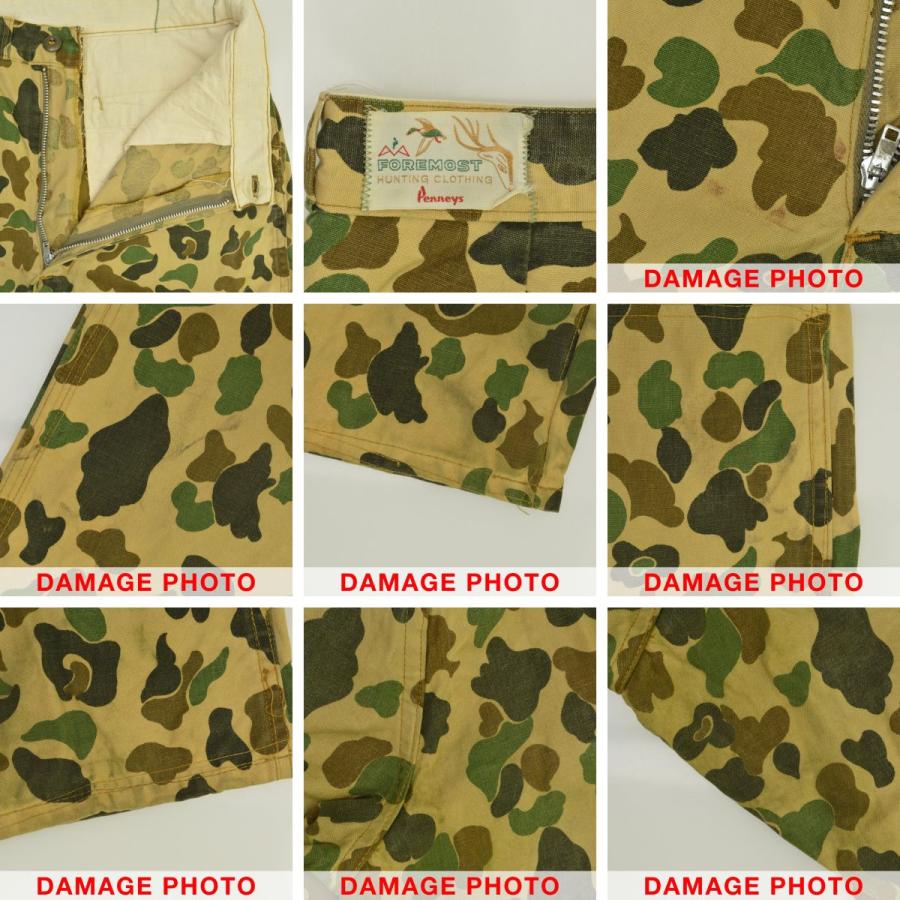FOREMOST / フォアモスト 60〜70s HUNTING CLOTHINGタグ ダック