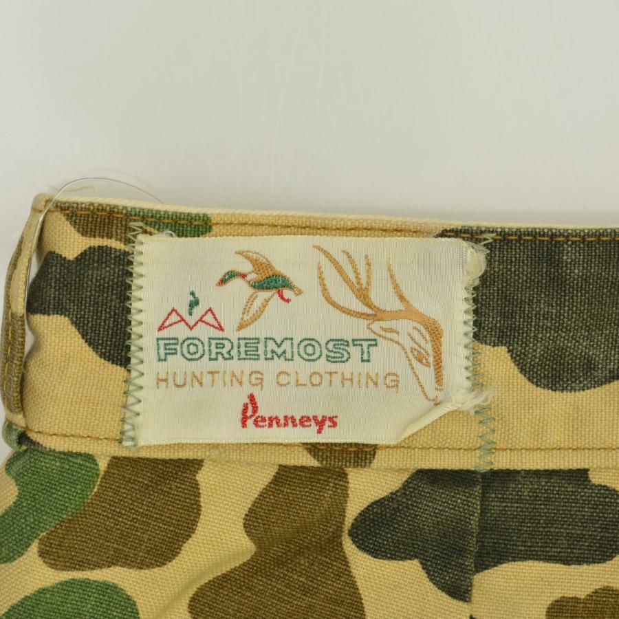 FOREMOST / フォアモスト 60〜70s HUNTING CLOTHINGタグ ダック