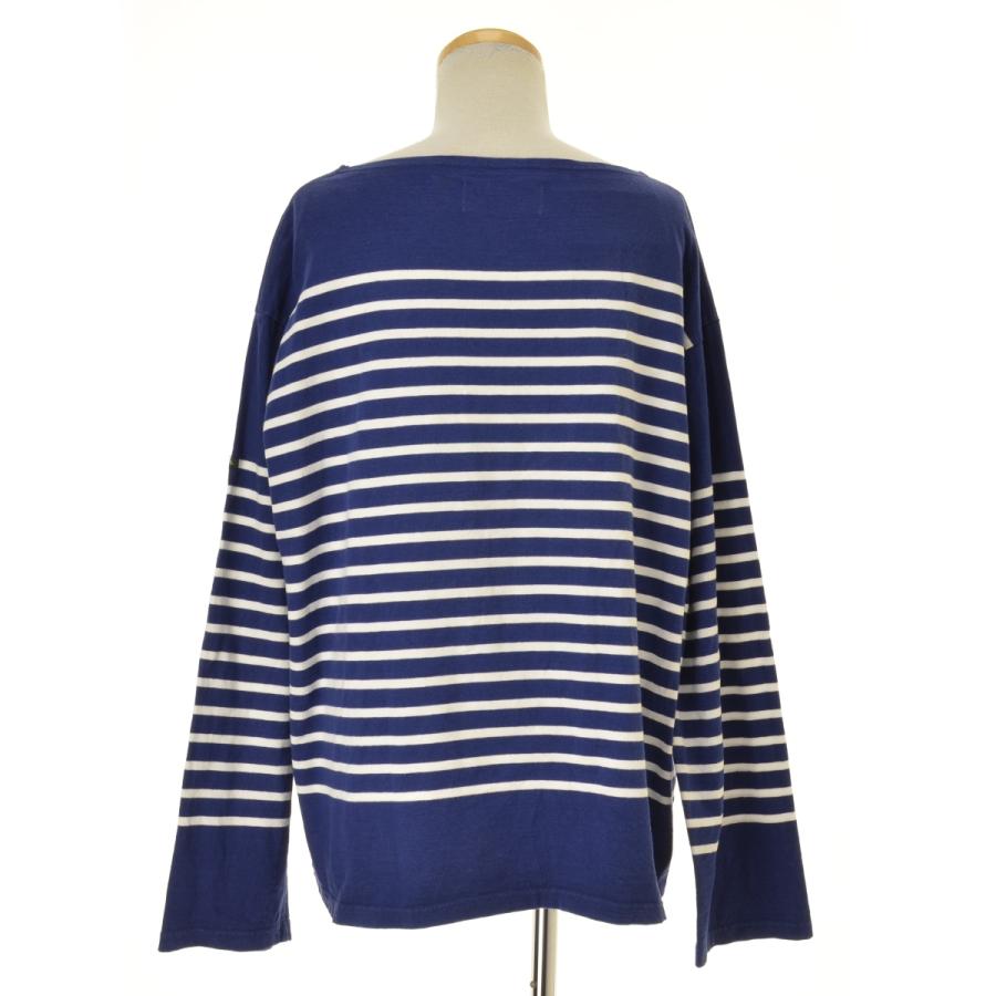 OUTIL / ウティ TRICOT AAST ビッグシルエット バスクシャツ ボーダー ボートネック 長袖カットソー |  | 01
