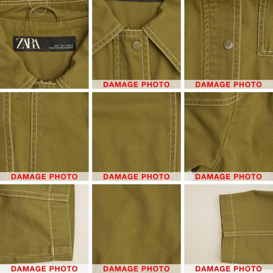 ZARA（ザラ） ジップアップ コットンジャケット : ブランド古着の買取