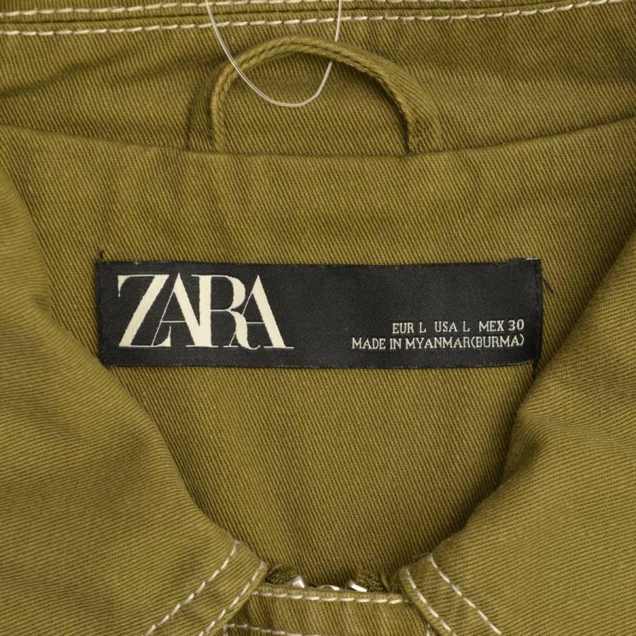 ZARA（ザラ） ジップアップ コットンジャケット : ブランド古着の買取