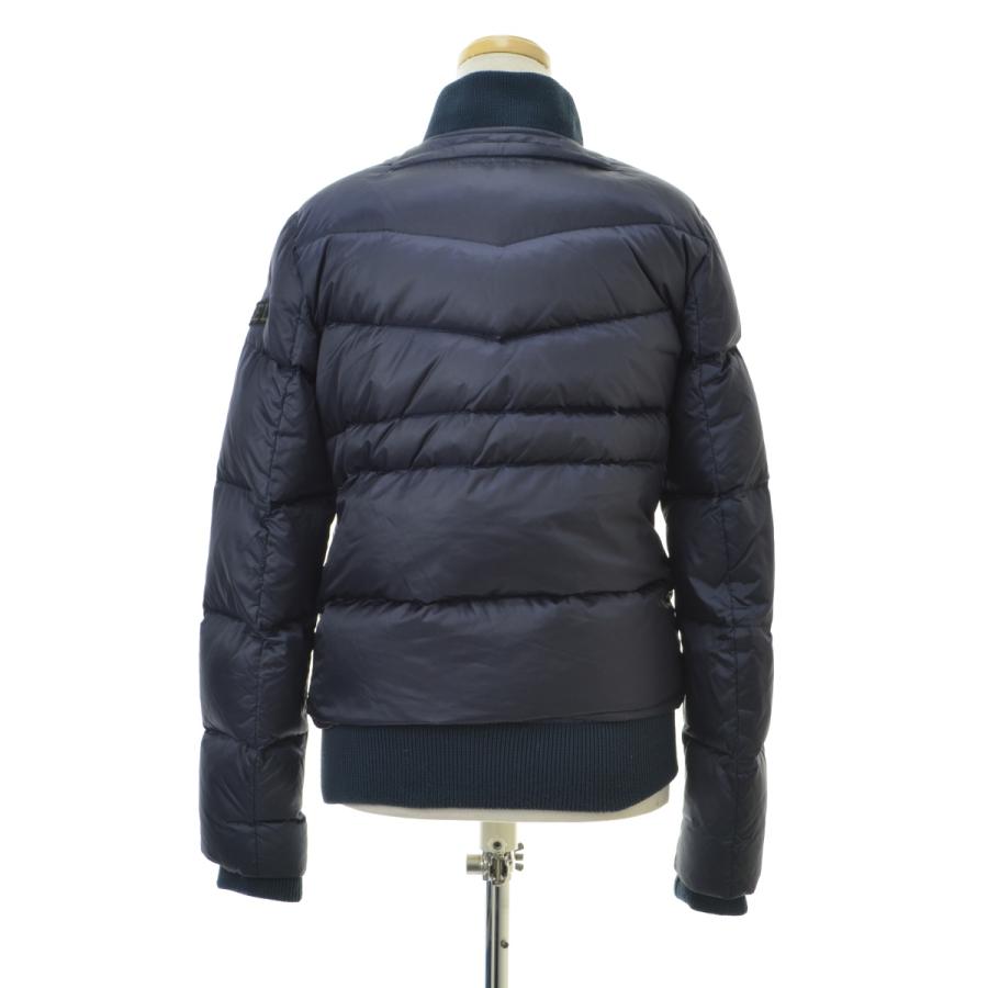 DIESEL 黒 ダウンジャケット キルティング　ダブルジップ DIESEL（ディーゼル） ジップアップ ダウンジャケット : ブランド古着