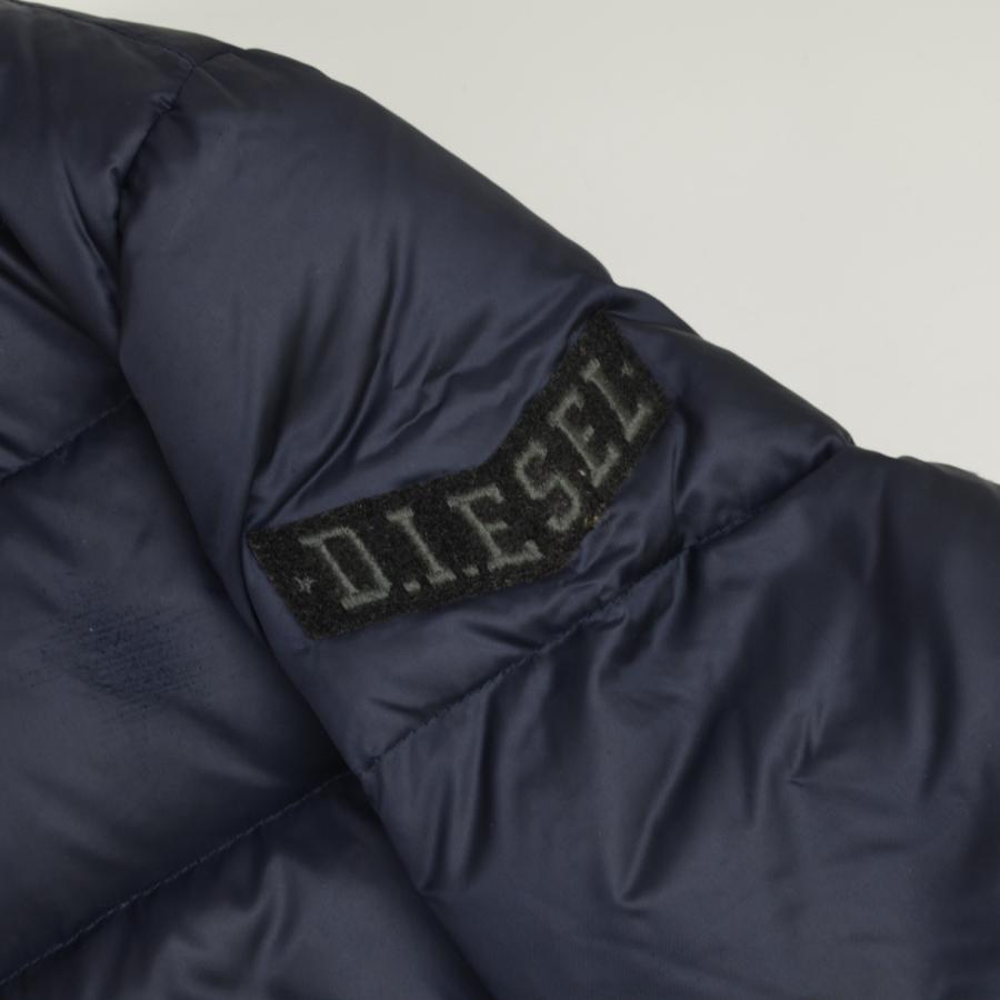 DIESEL（ディーゼル） ジップアップ ダウンジャケット : ブランド古着