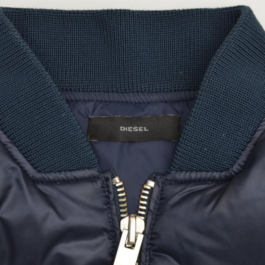 DIESEL（ディーゼル） ジップアップ ダウンジャケット : ブランド古着