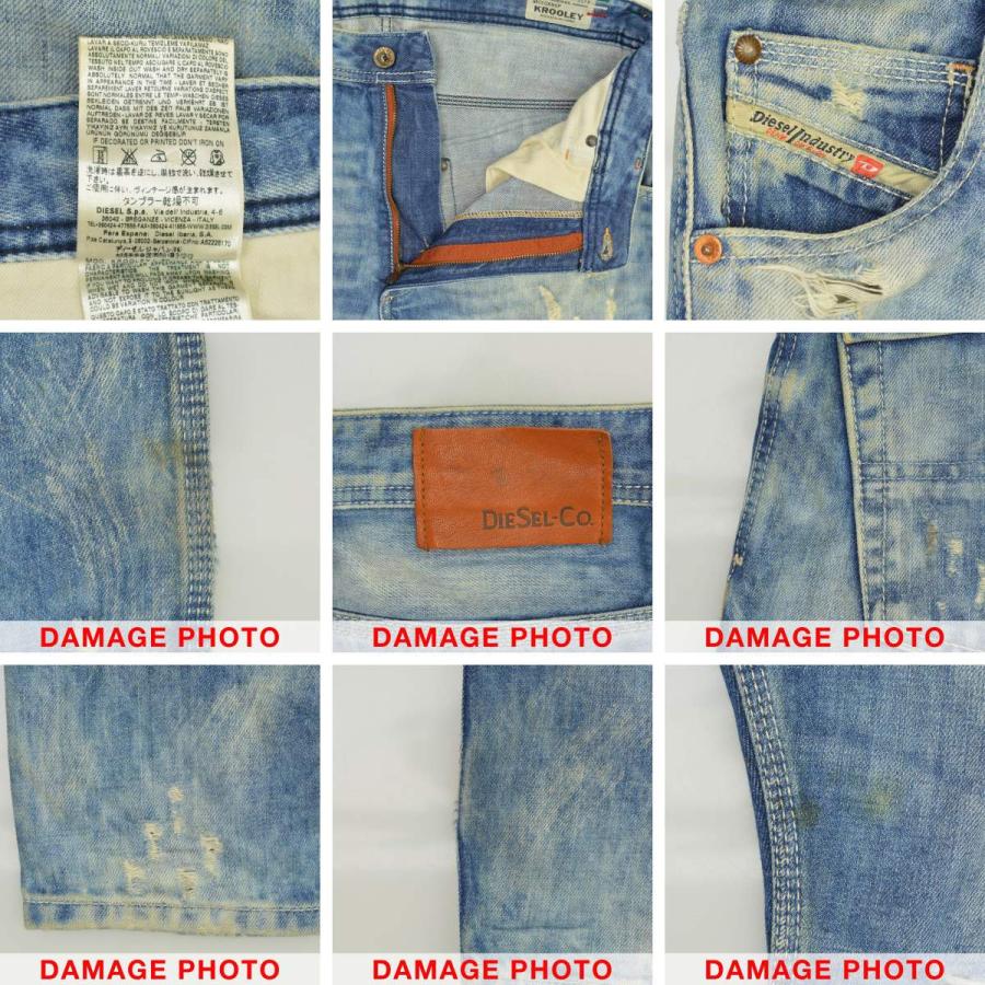 DIESEL（ディーゼル） KROOLEY 0886P REGULAR SLIM CARROT デニム 