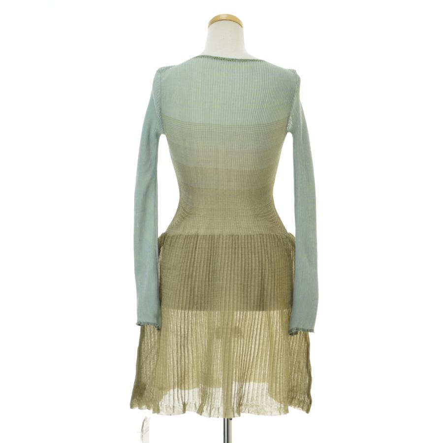 Nadia Wire / ナディアワイヤー 25AW DR601 Sheer Gradient Dress 長袖 