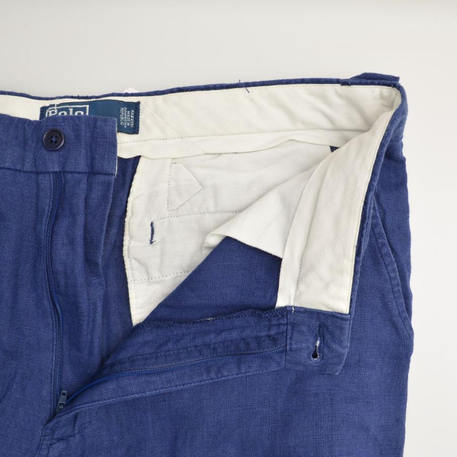 POLO RALPH LAUREN / ポロ ラルフローレン ノープリーツ リネン トラウザー パンツ_3